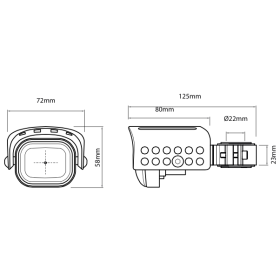 Kit phares auxiliaires BMW R1250GS - Hepco-Becker 7316514 00 01