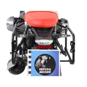 Supports valises BMW R NineT - Hepco-Becker 653669 00 01