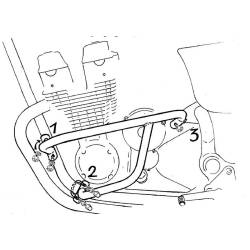 Protections moteur Honda CB750F sevenfifty / Hepco-Becker 