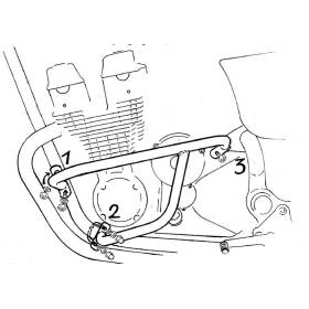 Protections moteur Honda CB750F sevenfifty / Hepco-Becker 
