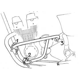 Protections moteur Honda CB750F sevenfifty / Hepco-Becker 