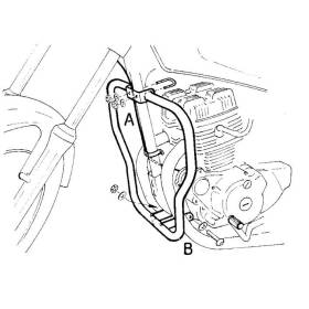 Protection moteur Honda CB Two-Fifty - Hepco-Becker