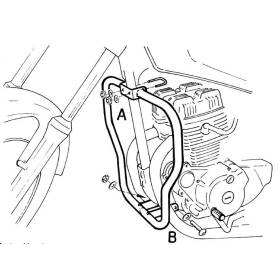 Protection moteur Honda CM 125 (1982-1986) / Hepco-Becker