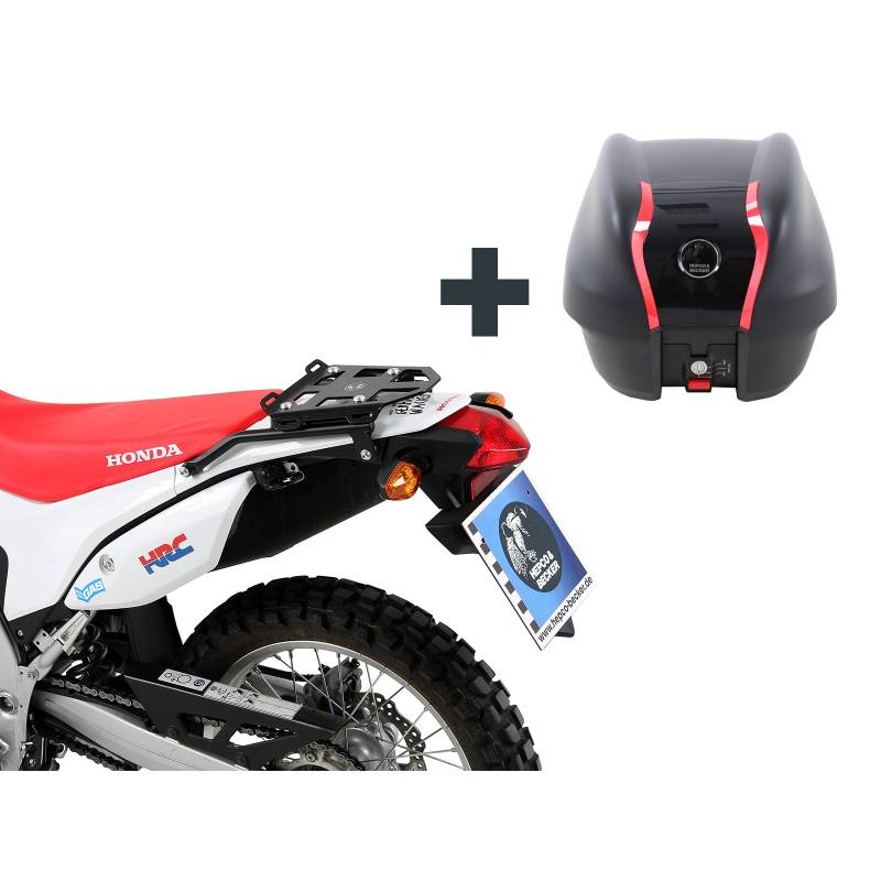 Kit top-case Honda CRF250L - Hepco-Becker Noir 30L