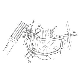 Protection moteur Suzuki DR650R DAKAR - Hepco-Becker 502304 00 01