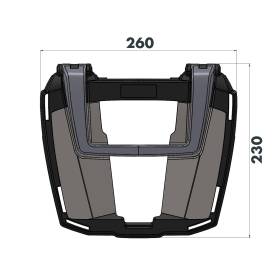 Support top-case Crossrunner (2015-2020) / Hepco 661992 01 05