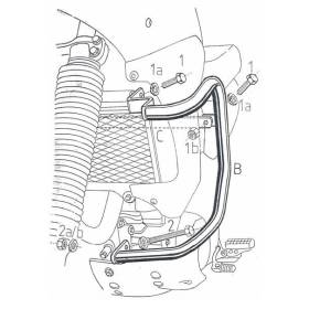 Protection moteur XTZ660 Ténéré (91-93) / Hepco 502401 00 01