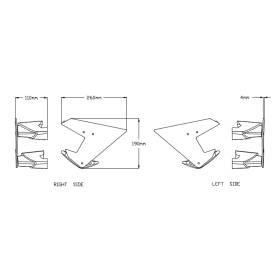 Ailerons de carénages KTM 1290 Superduke R / Puig 20462