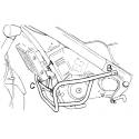 Protection moteur Honda NTV650 1988-1998 / Hepco-Becker