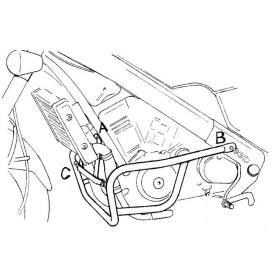 Protection moteur Honda NTV650 - Hepco-Becker 501109 00 01