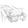 Protection moteur Honda NTV650 - Hepco-Becker 501109 00 01