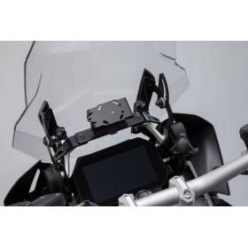 Support GPS pour cockpit Noir. BMW R 1200 GS (12-), R 1250 GS (18-).