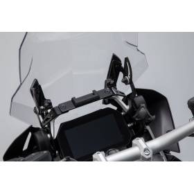 Support GPS pour cockpit Noir. BMW R 1200 GS (12-), R 1250 GS (18-).