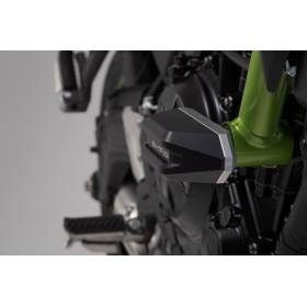 Kit de patins de cadre Noir. Kawasaki Z650 (16-).