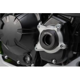 Protection de couvercle de carter moteur Noir/Gris. Kawasaki Z900 (16-)/Z900RS (17-).