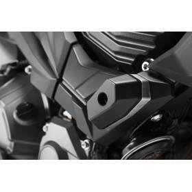 Kit de patins de cadre Noir. Kawasaki Z 800 (12-16).