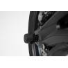 Roulettes de protection pour bras oscillant Noir. KTM 1050/1090/1190 Adv, 1290 SAdv.