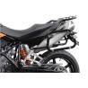 Supports valises EVO Noir. KTM 990 SM / SM-T / SM-R / 950 SM