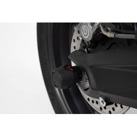 Roulettes de protection pour bras oscillant Noir. Suzuki GSX-S750 (16-).