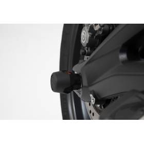 Roulettes de protection pour bras oscillant Noir. Suzuki GSX-S750 (16-).