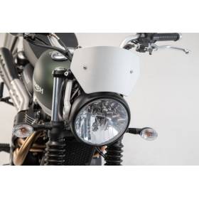 Pare-brise Gris anodisé. Triumph Street Scrambler 900 (16-).