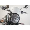 Pare-brise Gris anodisé. Triumph Street Scrambler 900 (16-).