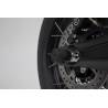 Roulettes de protection pour bras oscillant Noir. Triumph Tiger 800 (10-)/ 900 (19-).