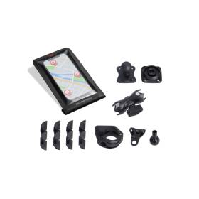 Kit support universel avec Smartphone Drybag Incl. bras 2". Pour guidon/fixation rétroviseur