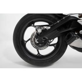 Roulettes de protection pour bras oscillant Noir. Yamaha XT1200Z Super Ténéré (10-).