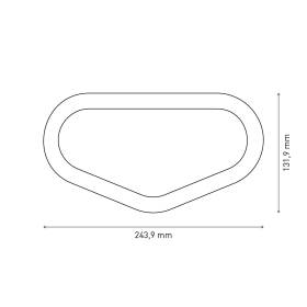 Châssis pour support latéral SLC Pour LC1/LC2, URBAN, SysBag 10/15, Platine.