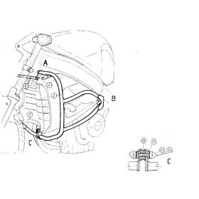 Protection moteur Honda X-11 / Hepco-Becker 501121 00 01