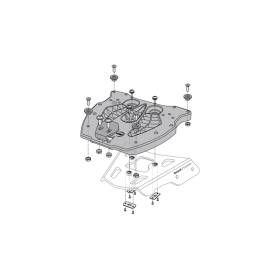 Kit topcase TRAX ADV Gris. BMW R 1200 GS (04-12).