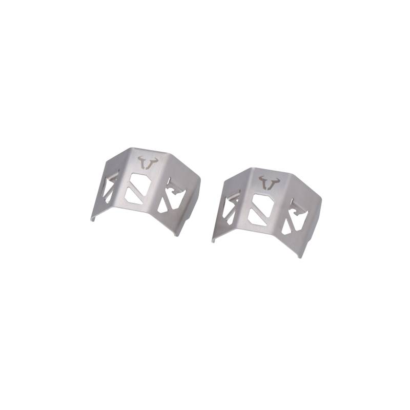 Protection de phare EVO avec grille Argentée. Avec logo du taureau gravé. Protection de phare EVO avec grille Argentée. Avec logo du taureau gravé.