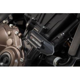 Kit de patins de cadre Noir. Honda CB 650 R (19-).