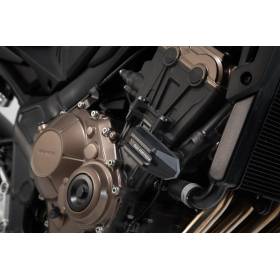 Kit de patins de cadre Noir. Honda CB 650 R (19-).