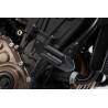 Kit de patins de cadre Noir. Honda CB 650 R (19-).