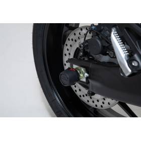 Roulettes de protection pour bras oscillant Noir. Yamaha Tracer 9 (20-).