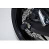 Roulettes de protection pour bras oscillant Noir. Yamaha Tracer 9 (20-).