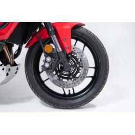 Roulettes de protection de fourche Noir. Yamaha Tracer 9 (20-).