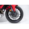 Roulettes de protection de fourche Noir. Yamaha Tracer 9 (20-).