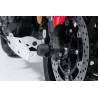 Roulettes de protection de fourche Noir. Yamaha Tracer 9 (20-).