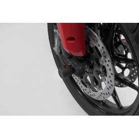 Roulettes de protection de fourche Noir. Ducati Multistrada V4 (20-).