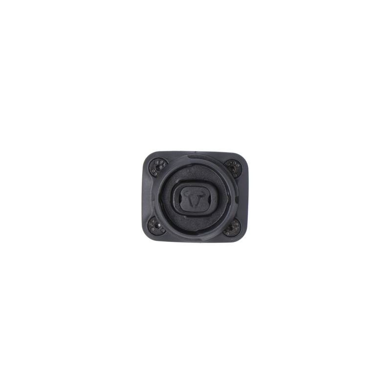 Support T-Lock pour bras de fixation Incl. boule 1". Noir.
