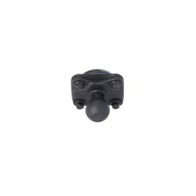 Support T-Lock pour bras de fixation Incl. boule 1". Noir.