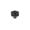 Support T-Lock pour bras de fixation Incl. boule 1". Noir.