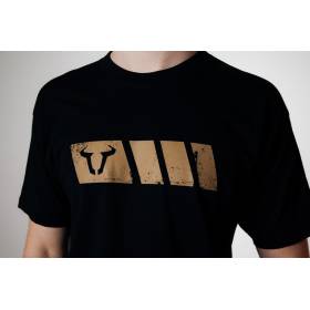 T-Shirt Legend Gear. Noir. Hommes. Taille S.
