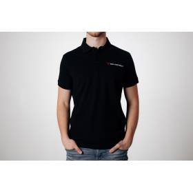 Polo team Core Line. Noir. Hommes. Taille L.
