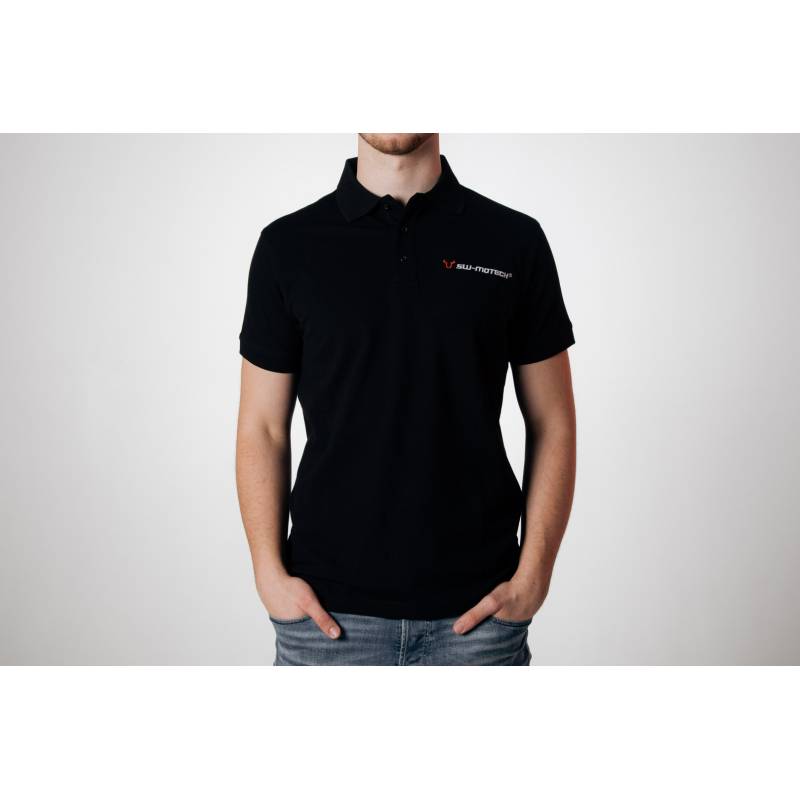 Polo team Core Line. Noir. Hommes. Taille M. Polo team Core Line. Noir. Hommes. Taille M.