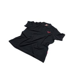 Polo SW-MOTECH Noir. Taille: S.