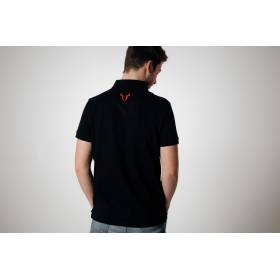 Polo team Core Line. Noir. Hommes. Taille XL.